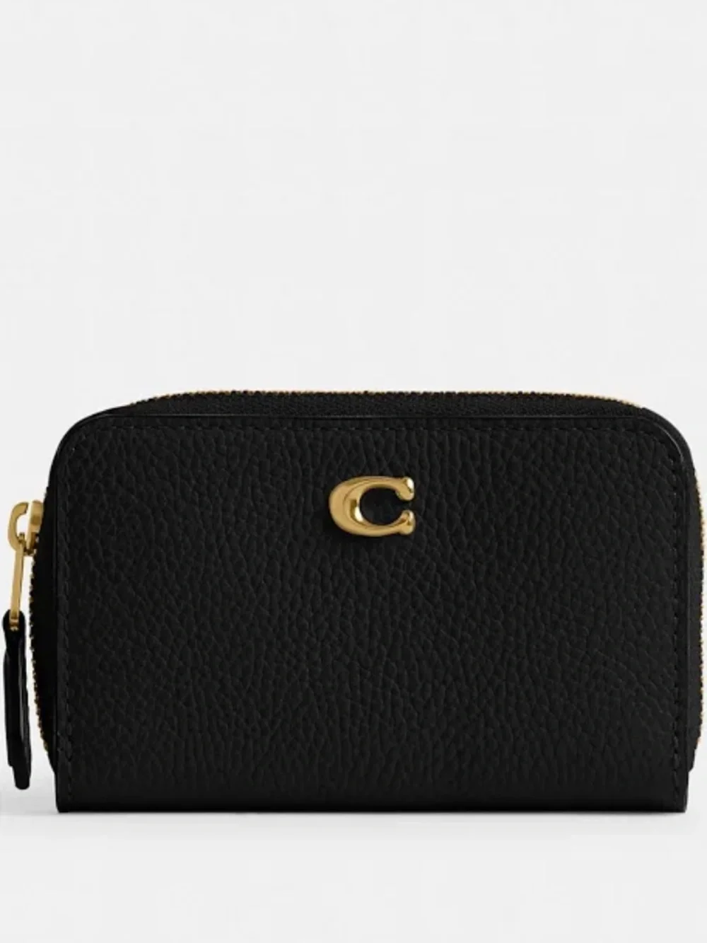 Coach Essential Small Zip Around Card Case Wallet Merlot